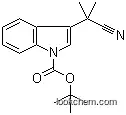 Molecular Structure of 380626-46-0 (1H-Indole-1-carboxylic acid, 3-(1-cyano-1-methylethyl)-, 1,1-dimethylethyl ester)